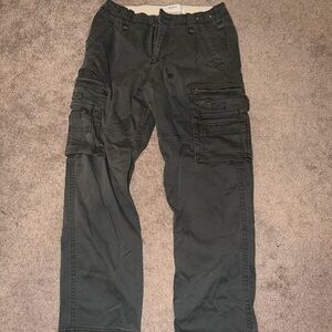 Men's Cargo Pants - Dark Green hollister